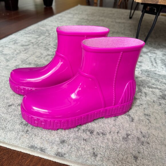 UGG - DRIZLITA SHORT BOOTS - Bright Pink - Size 9 - Dragon Fruit - Picture 10 of 12